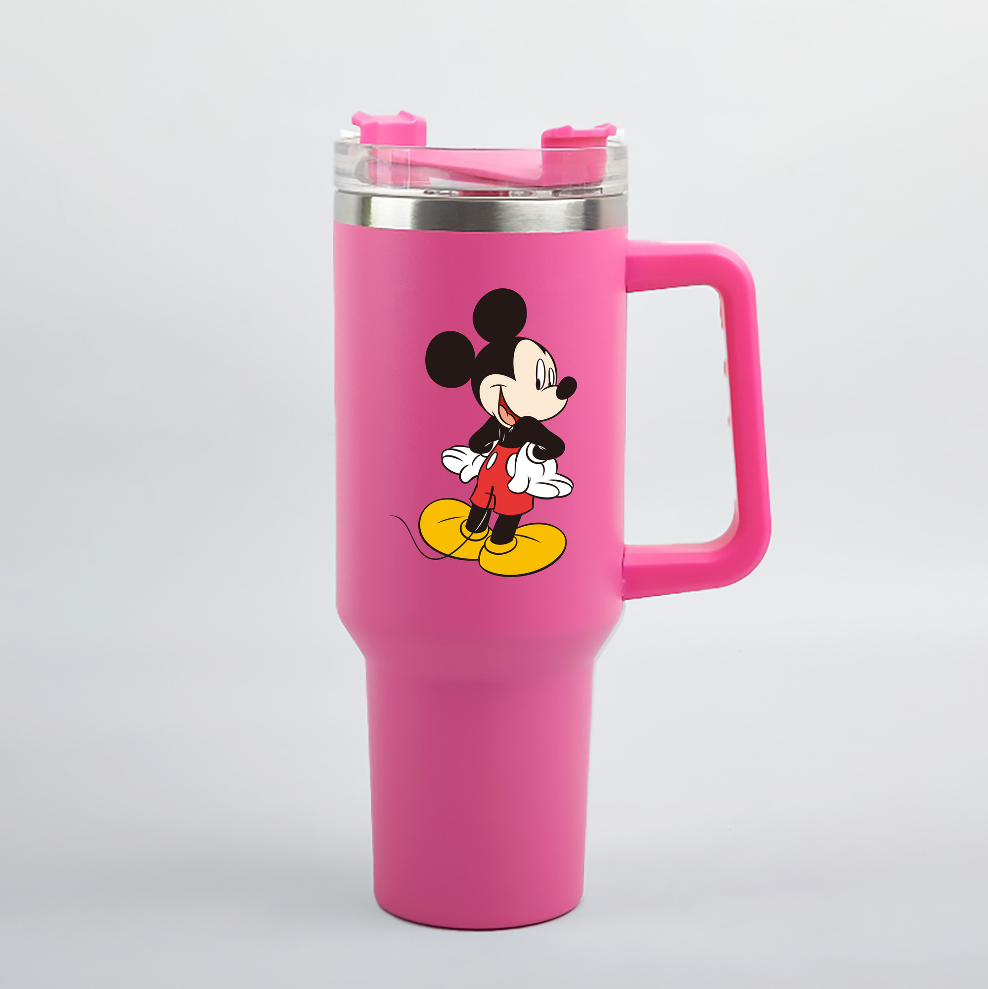 （画像用） ミッキーマウス Mickey Mouse 1200mL車用タンブラー（カラープリント）